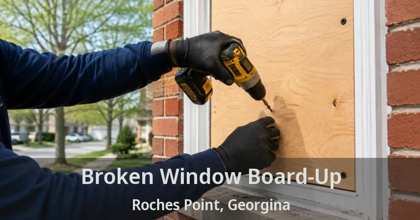 Broken Window Board-Up Roches Point, Georgina - ON
