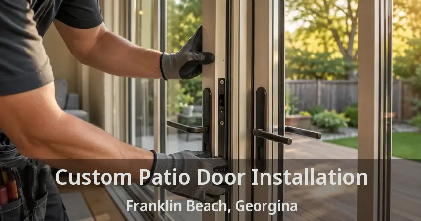 Custom Patio Door Installation Franklin Beach, Georgina - ON