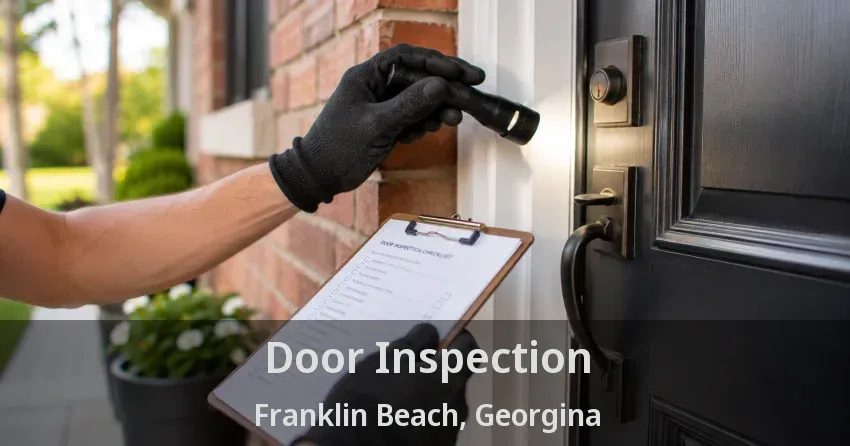 Door Inspection Franklin Beach, Georgina - ON