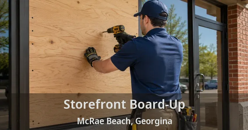 Storefront Board-Up McRae Beach, Georgina - ON