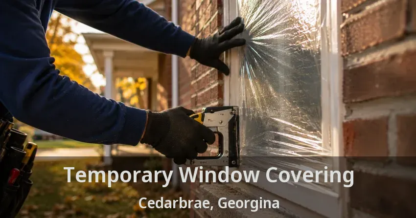 Temporary Window Covering Cedarbrae, Georgina - ON