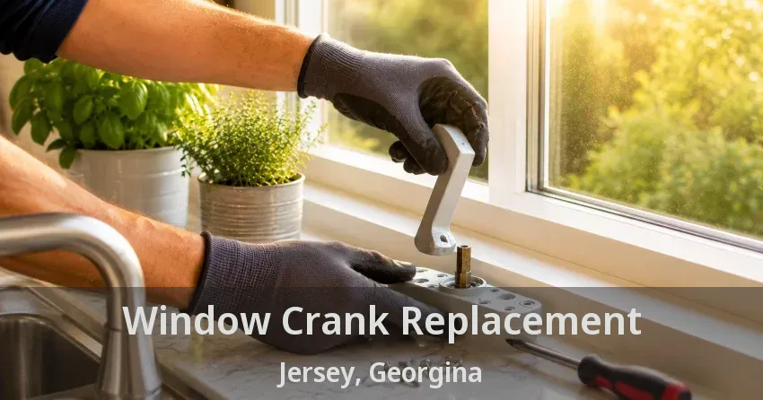 Window Crank Replacement Jersey, Georgina - ON
