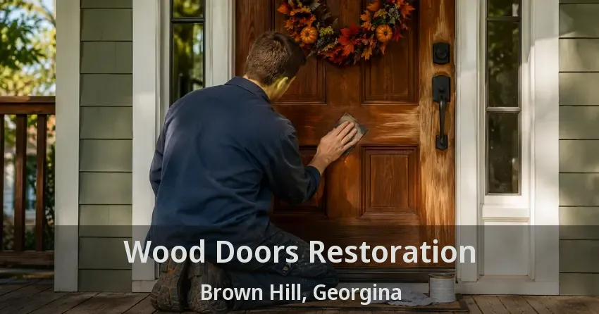 Wood Doors Restoration Brown Hill, Georgina - ON