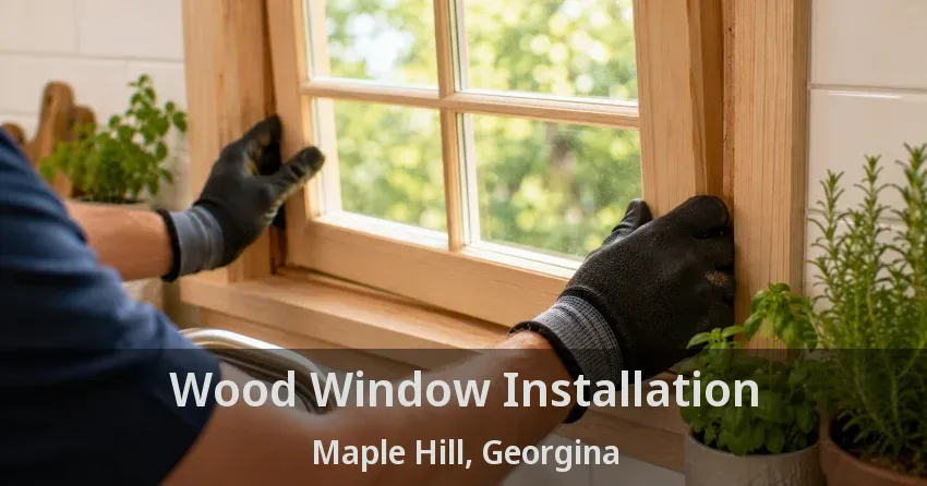 Wood Window Installation Maple Hill, Georgina - ON